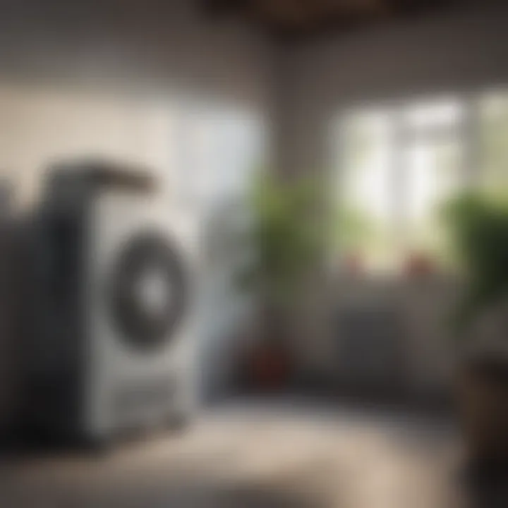 Visual guide to the installation process of an air conditioning unit