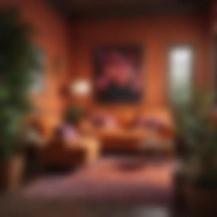 Key trends in Kelly interior design with vibrant colors and textures