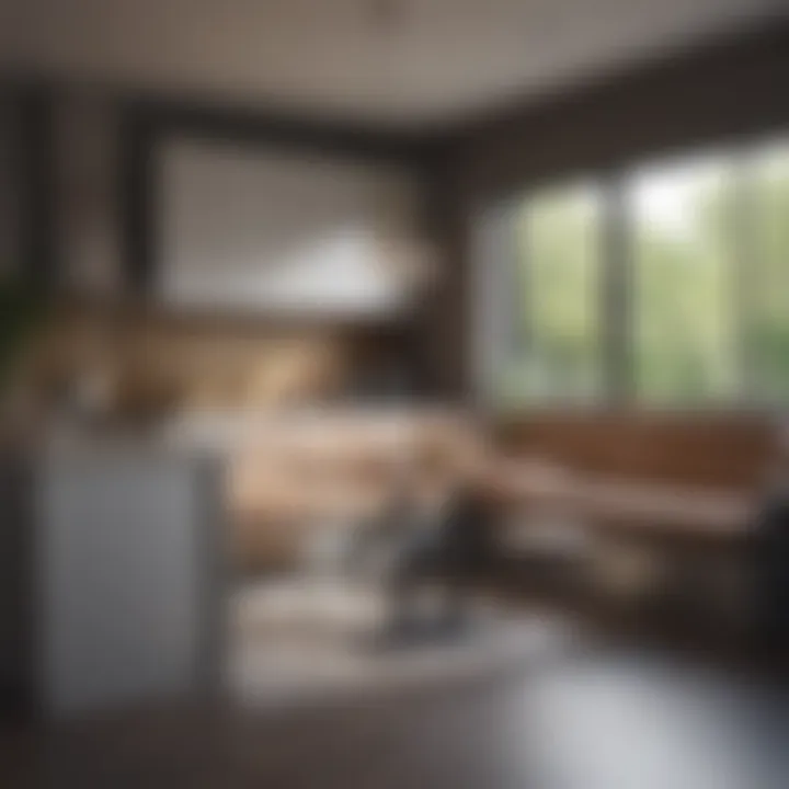 Functional banquette layout enhancing kitchen space