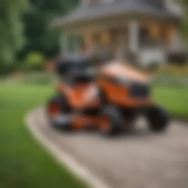 Comparing Different Riding Mower Models Comparison of different models of large deck riding mowers