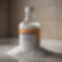 Baking soda in a container