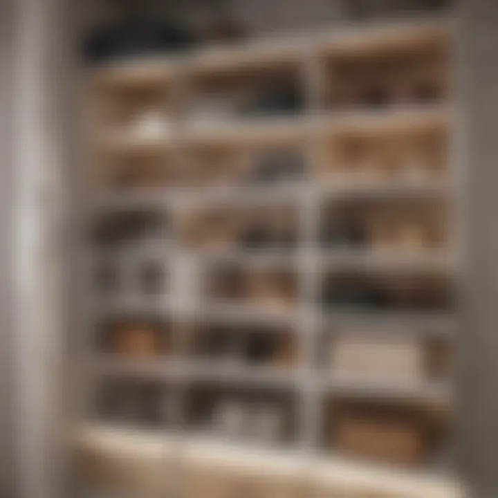 Stylish closet accessories enhancing functionality