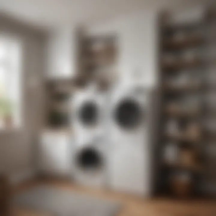 Design ideas for enhancing aesthetics in laundry spaces