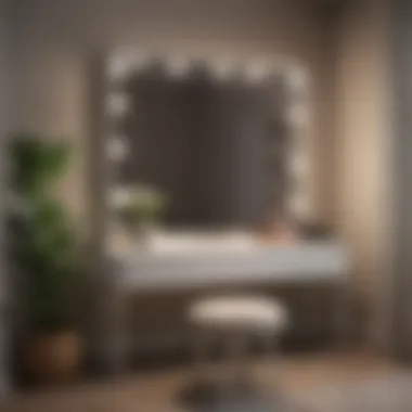 Smart Storage Ideas for Your Makeup Station Organized storage solutions in a makeup vanity