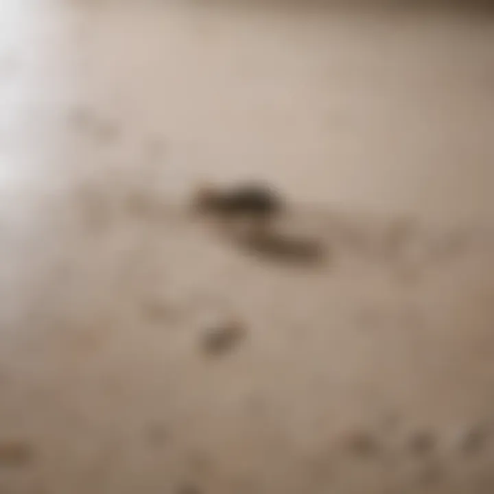 Rodent tracks in a home environment