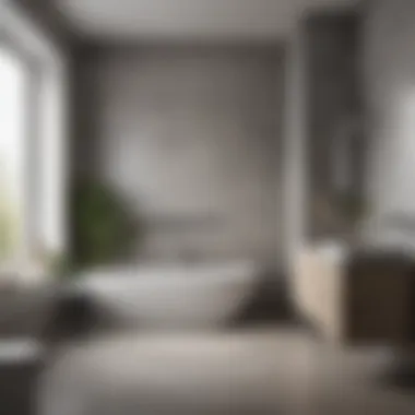 Minimalistic Bathroom Design Minimalistic bathroom design showcasing effective space utilization.