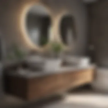 Stylish bathroom featuring modern cabinetry designs