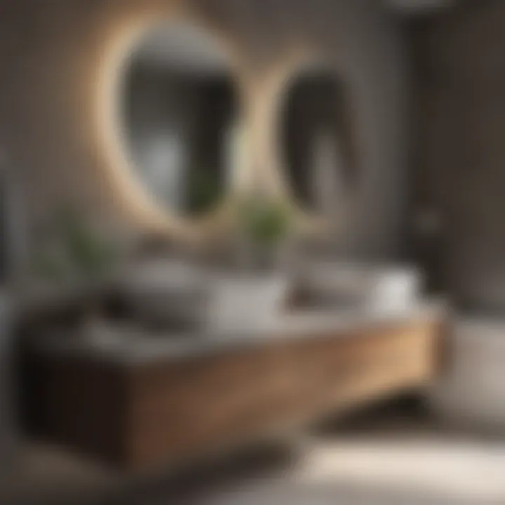 Stylish bathroom featuring modern cabinetry designs