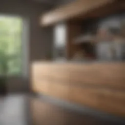 Modern kitchen cabinet design showcasing elegance and functionality