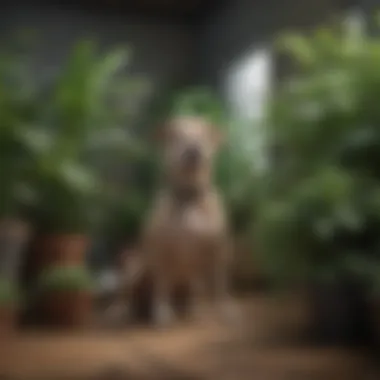 Selection of Non-Toxic Plants for Dogs Selection of various non-toxic plants suitable for dog owners