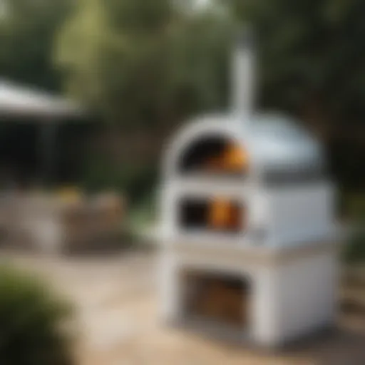 An Ooni pizza oven showcasing its sleek design and functionality.