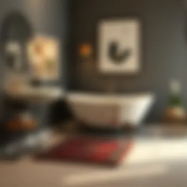 Stylish Bathroom Layout Stylish bathroom layout showcasing optimal mat placement