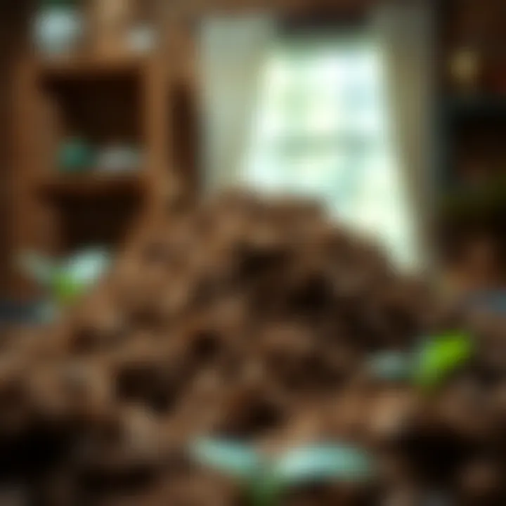Nutrient-rich coco coir ready for planting