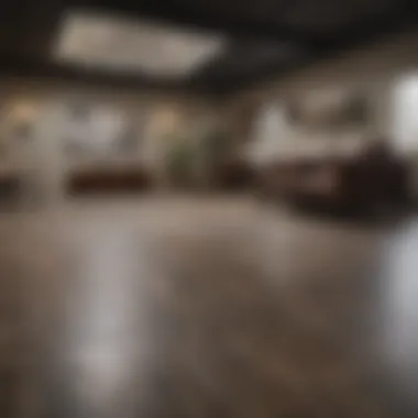 Luxury Vinyl Flooring in Basements Aesthetic appeal of luxury vinyl flooring in a basement