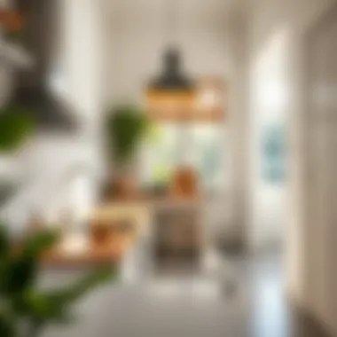 Natural Light Enhancing a Small Kitchen Brightly lit small kitchen with natural light integration