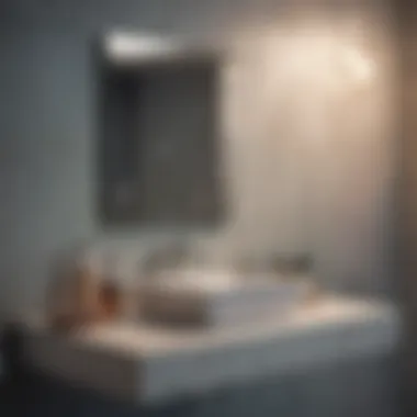 Color Palettes for Compact Bathrooms Visual representation of color palettes suited for tiny bathrooms
