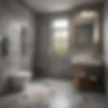 Maintenance Strategies for Bathroom Tiles Illustration of maintenance tips for various tile materials