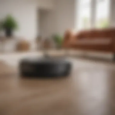 Optimized Furniture Arrangement for Robotic Cleaning An overview of a well-organized room that enhances Roomba functionality