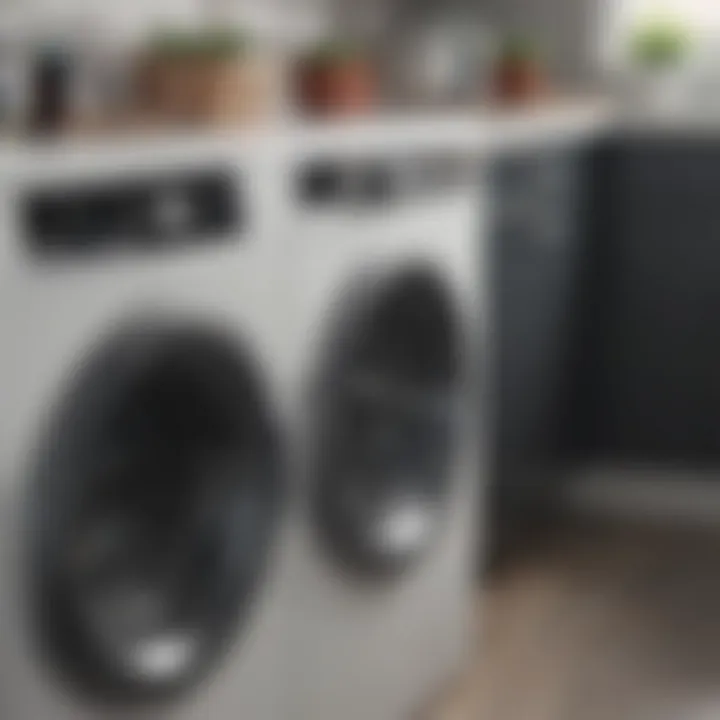 Close-up of durable materials used in over the washer organizers