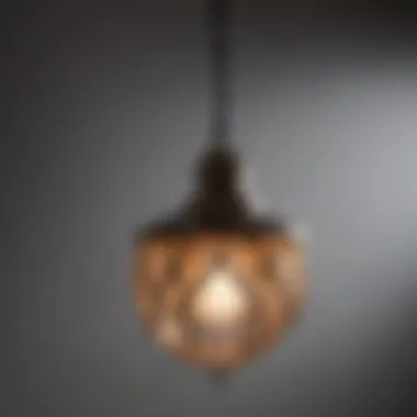 Exquisite Craftsmanship in Pendant Lighting Close-up of pendant fixture showcasing craftsmanship