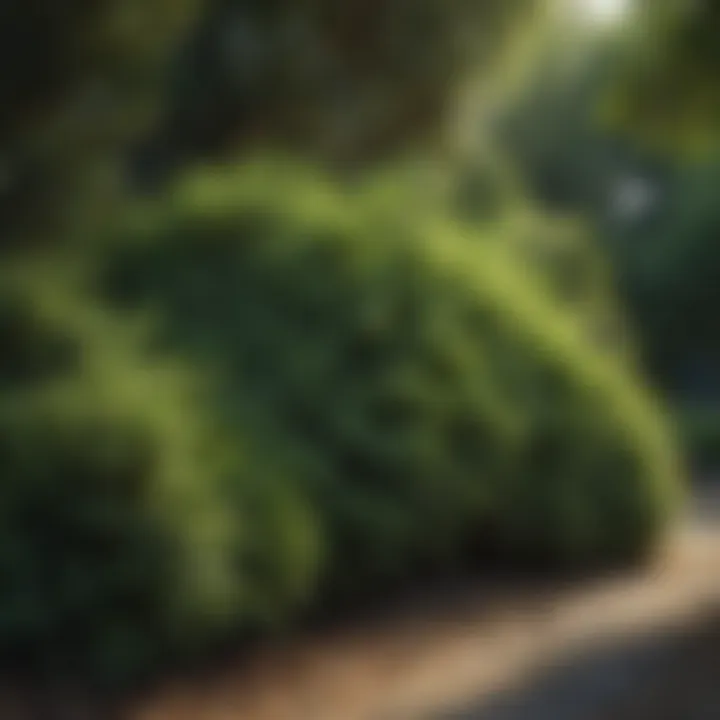 Ecological benefits of planting evergreen shrubs
