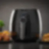 Philips air fryer with stainless steel basket showcasing its sleek design