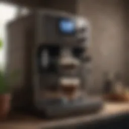 A sleek Philips coffee machine showcasing modern design.