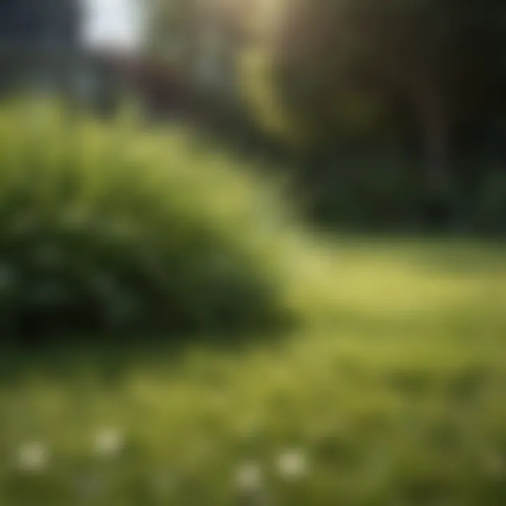 Fertilization process enhancing lawn health