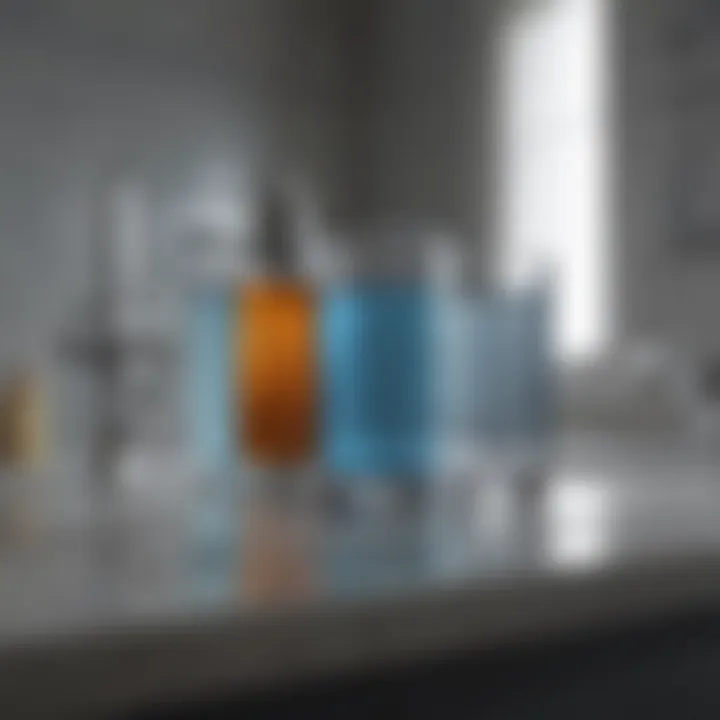 Illustration of water quality testing kit for homeowners