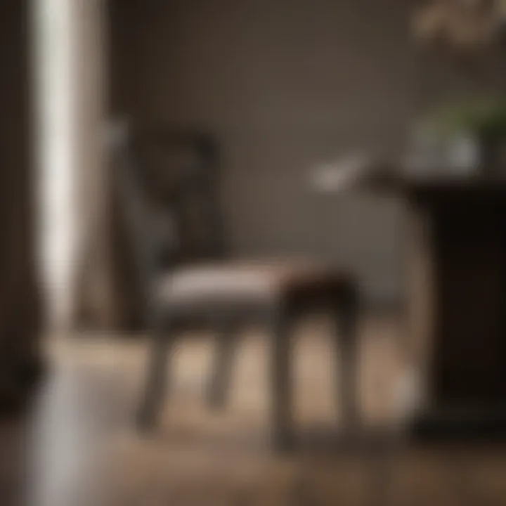 Elegant Restoration Hardware dining chair in a modern setting