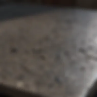 Before and After Granite Restoration Before and after comparison of polished granite countertops