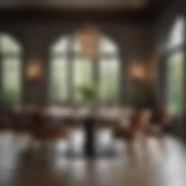 Integration of RH Dining Tables in Various Interiors Diverse interior settings featuring RH dining tables
