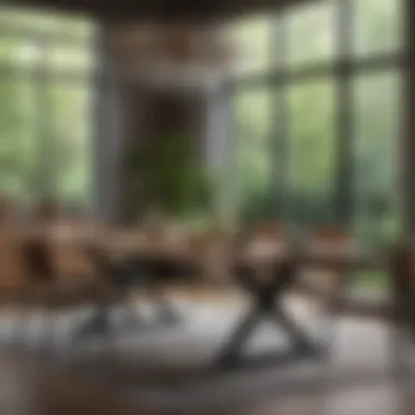 Creating Engaging Spaces with RH Dining Tables Stylish RH dining table arrangement for social gatherings