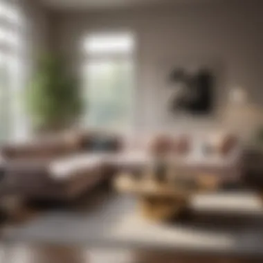 Contemporary Sectional Sofa Design Elegant sectional sofa arrangement in a contemporary living room