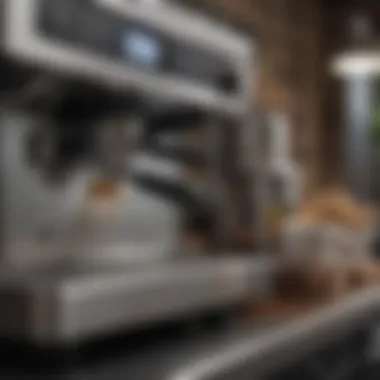 Essential Tools for Coffee Machine Maintenance Maintenance tools next to a coffee machine