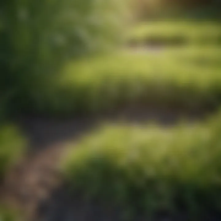 Illustration of grass seed varieties ideal for sunny locations