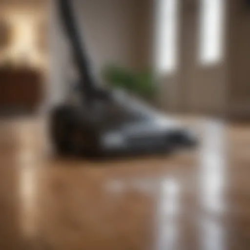 Efficient vacuum designed for hard floors