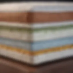 An illustration showing the layers of a high-quality mattress