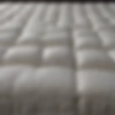 A visual chart illustrating durability ratings of various mattress types