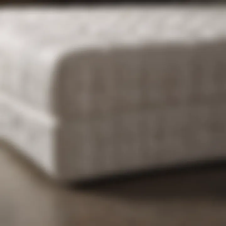 Comparison of different mattress materials such as memory foam, latex, and innerspring