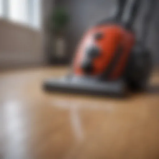 Powerful vacuum cleaner designed for hard floors
