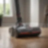 Shark cordless vacuum showcasing sleek design and features