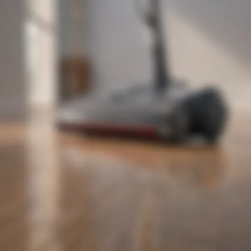 Sleek design of a Shark vacuum cleaner showcasing its modern features