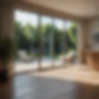 Transforming Interiors: The Impact of Sliding Patio Doors Transformative interior space enhanced by the installation of sliding patio doors.