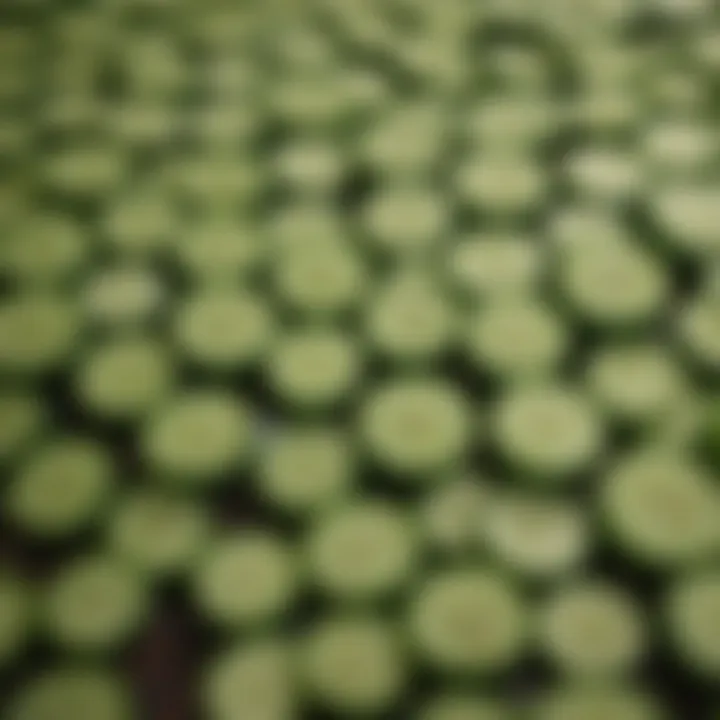 Selection of cucumber seeds in various varieties