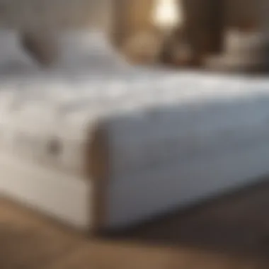 A clean and inviting mattress ready for use