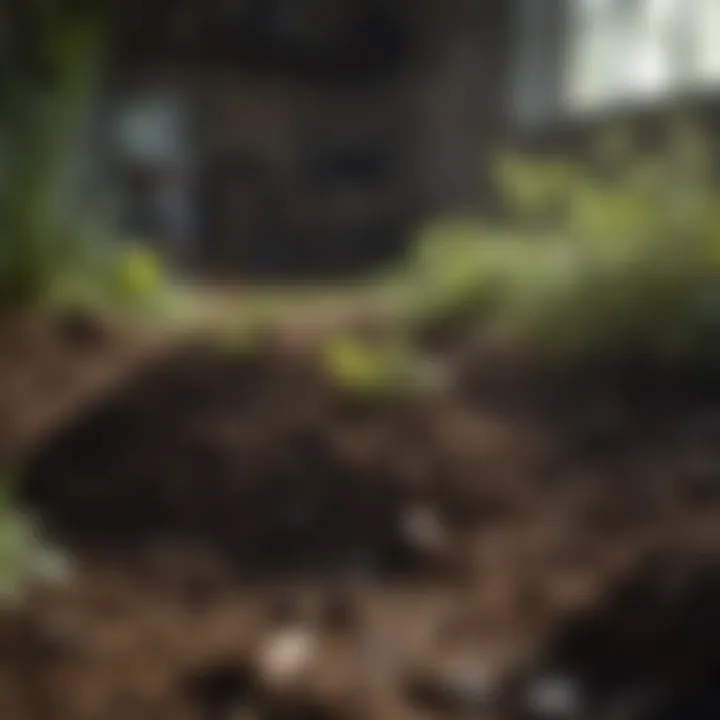 Compost for enriching soil and suppressing weeds