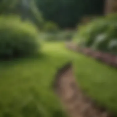 Effective Edging to Keep Grass at Bay A garden with proper edging to separate grass and plants