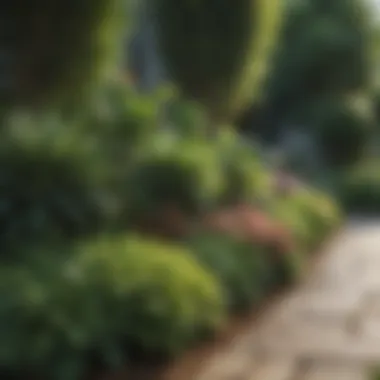 Using Landscape Fabric to Protect Your Plants A garden with installed landscape fabric as a barrier