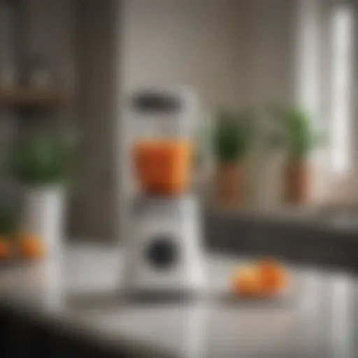 Sleek design of the Teami Blender showcasing its modern aesthetics